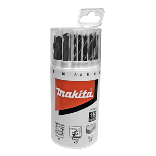 Makita Mixed Drill Bit Set 18pc