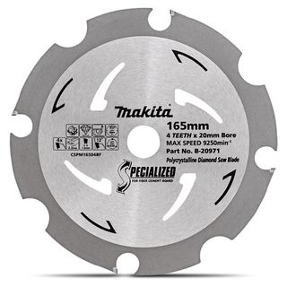 Makita Circular Saw Blade PCD 165mm x 4T x 20mm 2.3mm Kerf