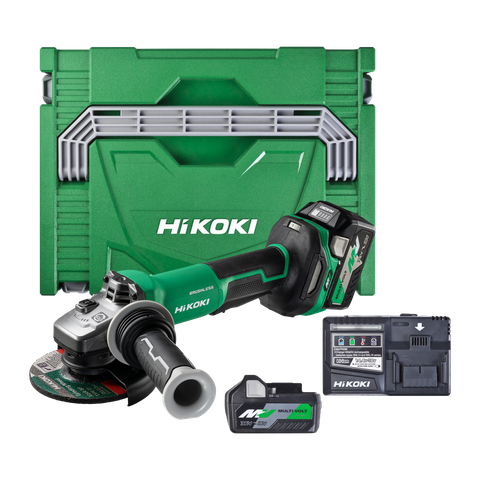 HiKOKI MultiVolt Cordless Angle Grinder Safety 125mm 36V 2.5Ah