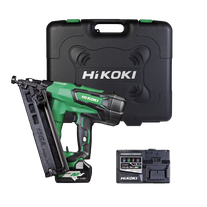 HiKOKI Multivolt Gasless Finishing Nailer Angled 15Ga 18v 5Ah