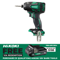 HiKOKI Brushless Impact Driver Oil Pulse 18v - Bare Tool