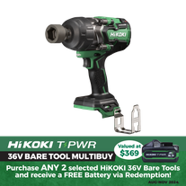 HiKOKI MultiVolt Cordless Impact Wrench Brushless 1/2In 1400Nm 36V - Bare Tool