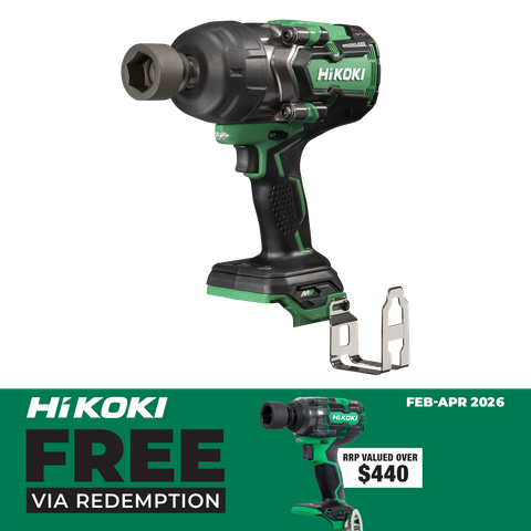 HiKOKI MultiVolt Cordless Impact Wrench Brushless 1/2In 1400Nm 36V - Bare Tool