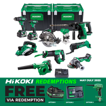 HiKOKI MultiVolt Cordless Combo Kit 10pc 18v/36v