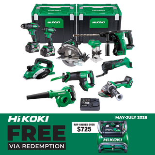 HiKOKI MultiVolt Cordless Combo Kit 10pc 18V/36V