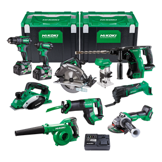 HiKOKI MultiVolt Cordless Combo Kit 10pc 18V/36V
