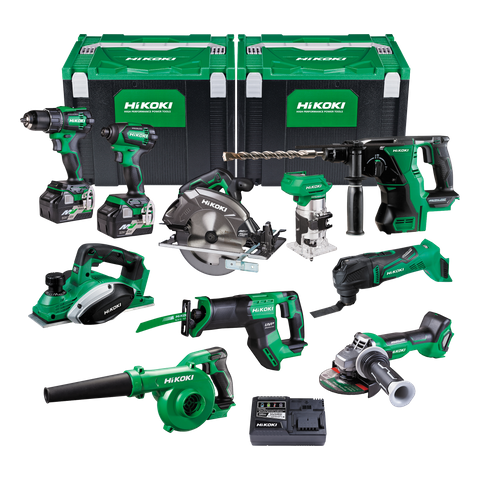 HiKOKI MultiVolt Cordless Combo Kit 10pc 18v/36v