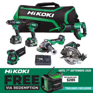 HiKOKI MultiVolt Cordless Combo Kit Brushless 6pc 18V/36V