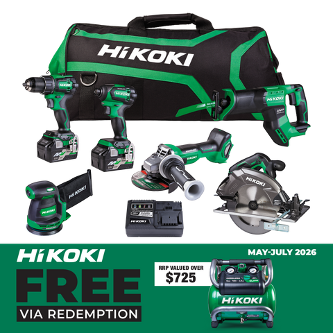 HiKOKI MultiVolt Cordless Combo Kit Brushless 6pc 18V/36V