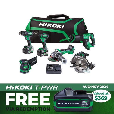 HiKOKI MultiVolt Cordless Combo Kit Brushless 6pc 18V/36V