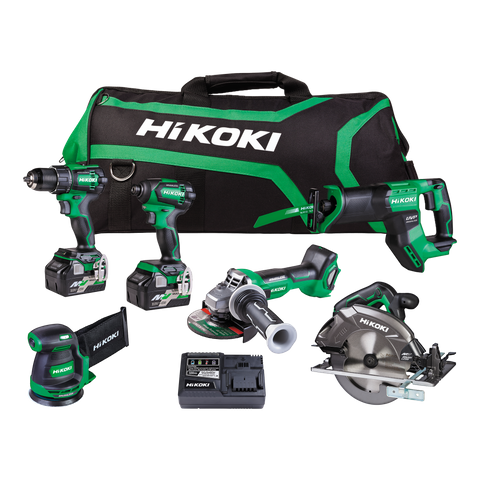 HiKOKI MultiVolt Cordless Combo Kit Brushless 6pc 18V/36V