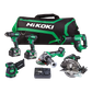 HiKOKI MultiVolt Cordless Combo Kit Brushless 6pc 18V/36V