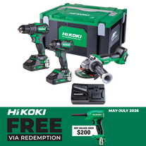 HiKOKI Cordless Combo Kit Brushless 3pc 18V