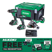 HiKOKI Cordless Combo Kit Brushless 3pc 18V
