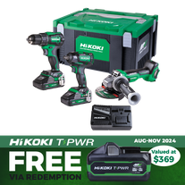 HiKOKI Cordless Combo Kit Brushless 3pc 18V