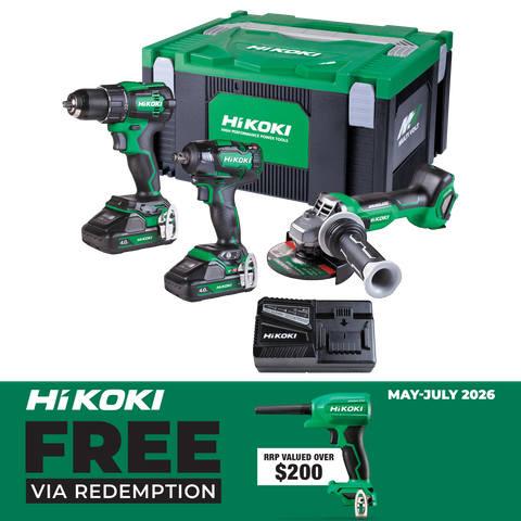 HiKOKI Cordless Combo Kit Brushless 3pc 18V