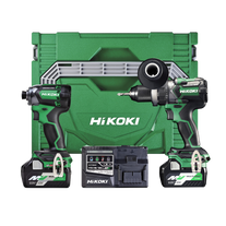 HiKOKI MultiVolt Cordless HD Impact Drill & Impact Driver Brushless 18v Kit