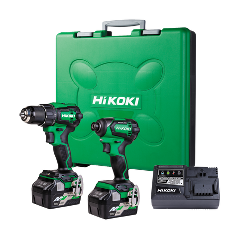 HiKOKI MultiVolt Cordless Impact Drill & Impact Driver Brushless 18V Kit