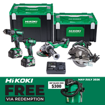 HiKOKI MultiVolt Cordless Combo Kit Brushless 4pcs 18v/36v