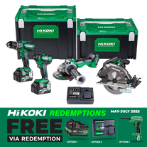 HiKOKI MultiVolt Cordless Combo Kit Brushless 4pcs 18v/36v
