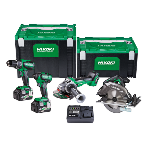 HiKOKI MultiVolt Cordless Combo Kit Brushless 4pcs 18v/36v