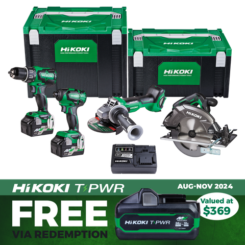 HiKOKI MultiVolt Cordless Combo Kit Brushless 4pcs 18v/36v