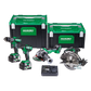HiKOKI MultiVolt Cordless Combo Kit Brushless 4pcs 18v/36v