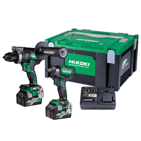 HiKOKI  MultiVolt Cordless Impact Drill & Wrench Brushless 36v Kit