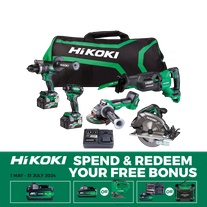 HiKOKI MultiVolt Cordless Brushless Combo Kit 5pc 36v