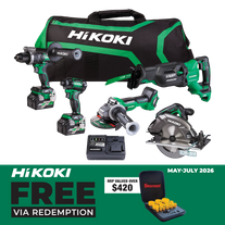 HiKOKI MultiVolt Cordless Brushless Combo Kit 5pc 36v