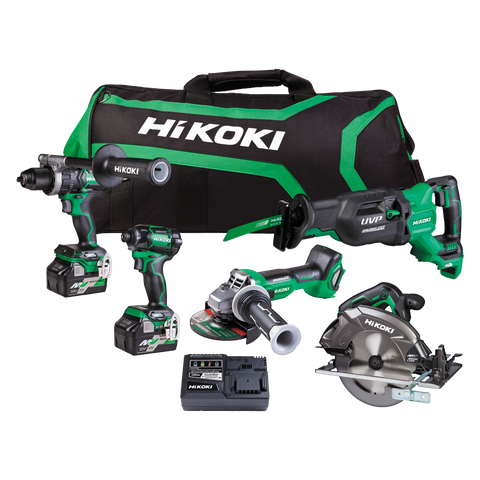 HiKOKI MultiVolt Cordless Brushless Combo Kit 5pc 36v