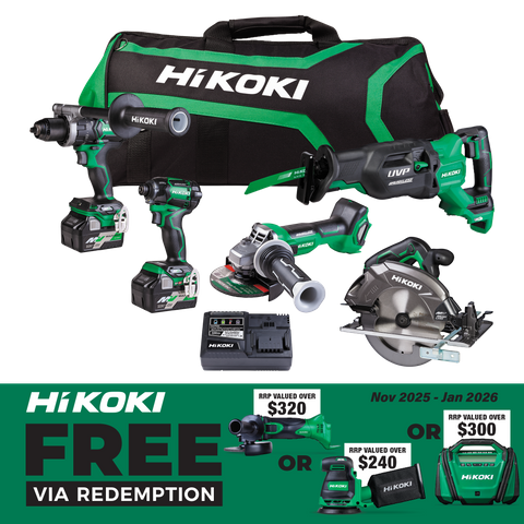 HiKOKI MultiVolt Cordless Brushless Combo Kit 5pc 36v