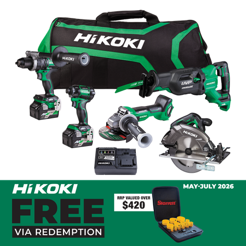 HiKOKI MultiVolt Cordless Brushless Combo Kit 5pc 36v