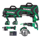 HiKOKI MultiVolt Cordless Brushless Combo Kit 6pc 36v