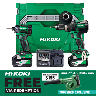HiKOKI MultiVolt Impact Drill & Impact Driver Brushless 36v 2.5Ah