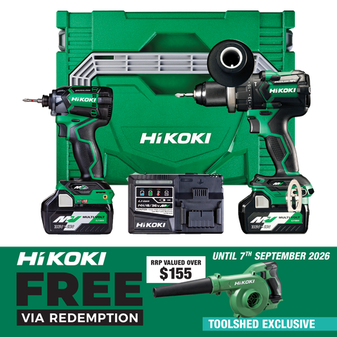 HiKOKI MultiVolt Impact Drill & Impact Driver Brushless 36v 2.5Ah
