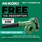 HiKOKI MultiVolt Impact Drill & Impact Driver Brushless 36v 2.5Ah