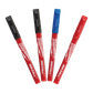 Milwaukee INKZALL Ultra Fine Point Pen 4pk (Black, Red, Blue)