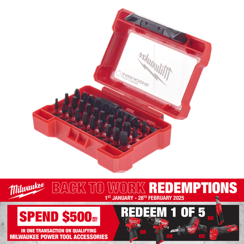 Milwaukee SHOCKWAVE Mini Impact Bit Set 32pc