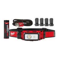 Milwaukee REDLITHIUM USB Rechargeable Hard Hat Headlamp 3Ah