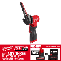 Milwaukee M12 FUEL Cordless Bandfile 10mm 12v - Bare Tool