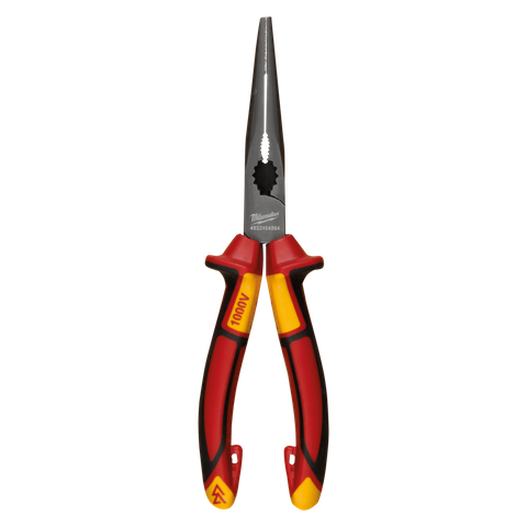 Milwaukee VDE Long Nose Pliers 205mm