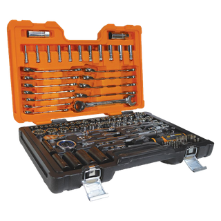 GEARWRENCH Socket & Reversible Ratcheting Wrench Set 1/4in,3/8in Dr 116pc