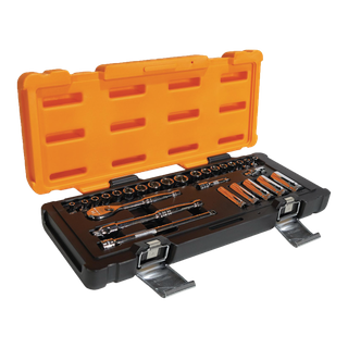 GEARWRENCH Socket Set 1/4in Dr Metric/SAE 28pc