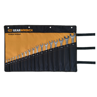 GEARWRENCH Wrench Spanner 12 Point R&O SAE Set 18pc