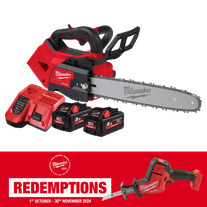 Milwaukee M18 FUEL Chainsaw Top Handle 14in 18v 8Ah