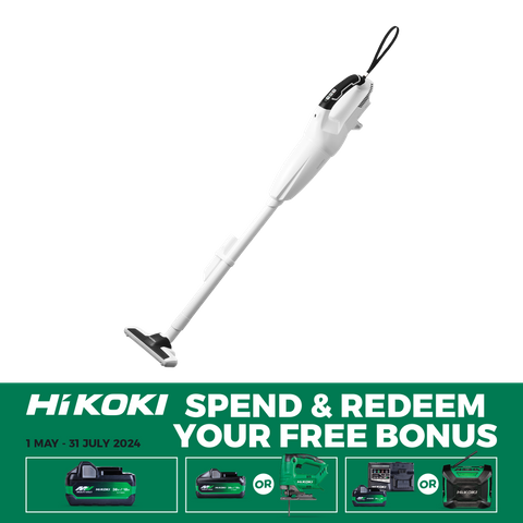 HiKOKI Cordless Brushless 560mL Vacuum Stick 36v - Bare Tool