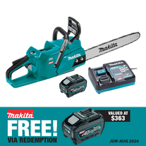 Makita XGT Cordless Chainsaw Brushless 450mm 40v 5Ah