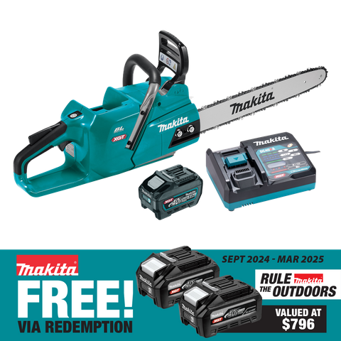 Makita XGT Cordless Chainsaw Brushless 450mm 40v 5Ah