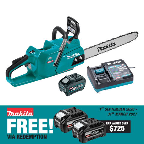Makita XGT Cordless Chainsaw Brushless 450mm 40v 5Ah